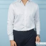Men's Solid Full Sleeve Shirt – White